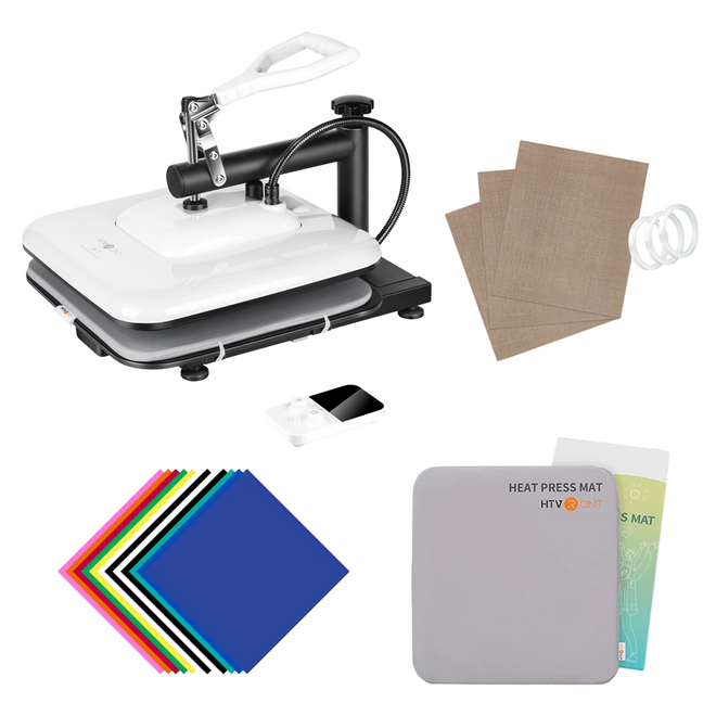 <manual heat press bubble blue - beginner kit></manual>