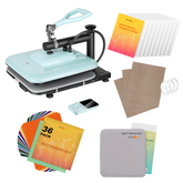 <manual heat press bubble blue - premium kit></manual>