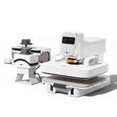 White Multi heat press machine with digital display on a white background